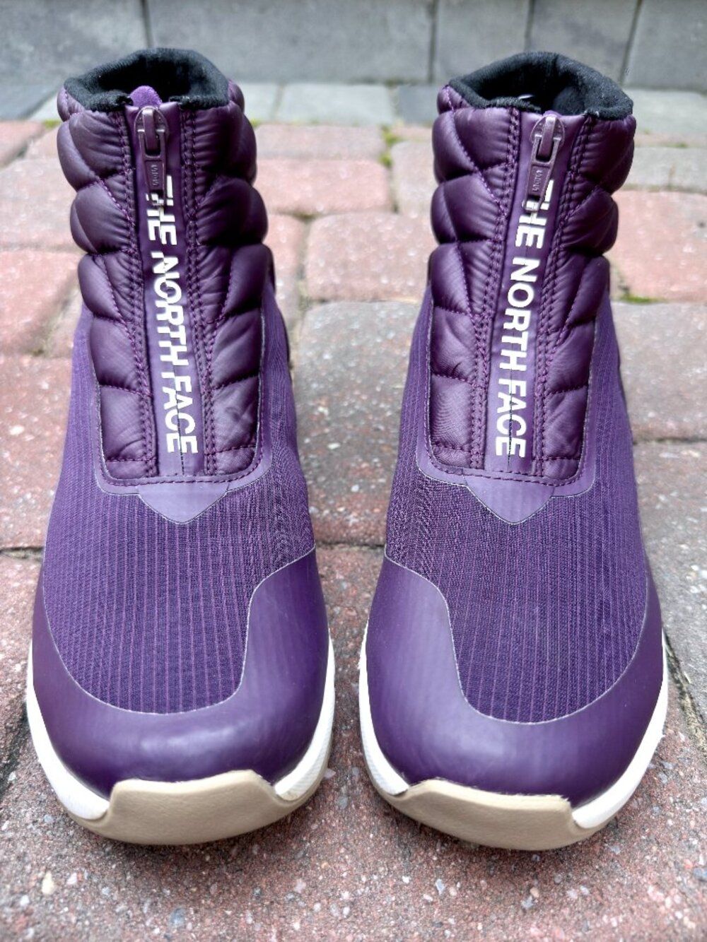 The North Face ThermoBall Progressive Zip Boots Womens 11 Purple Insulated - Picture 10 of 11